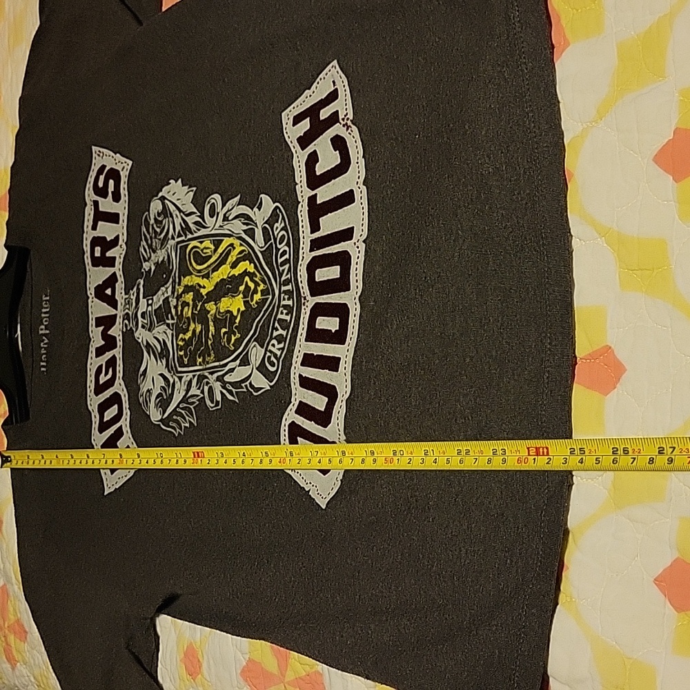 Warner Bros. Gryffindor Quidditch Kids T-Shirt - Gray Size Large - Picture 5 of 8